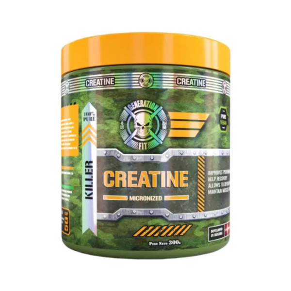 Creatina Monohidrato Micronizada 300 Grs Killer Generation Fit Sin sabor