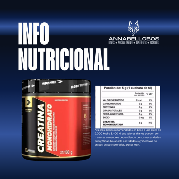 Creatina Monohidrato 150 Gr - BODY ADVANCE