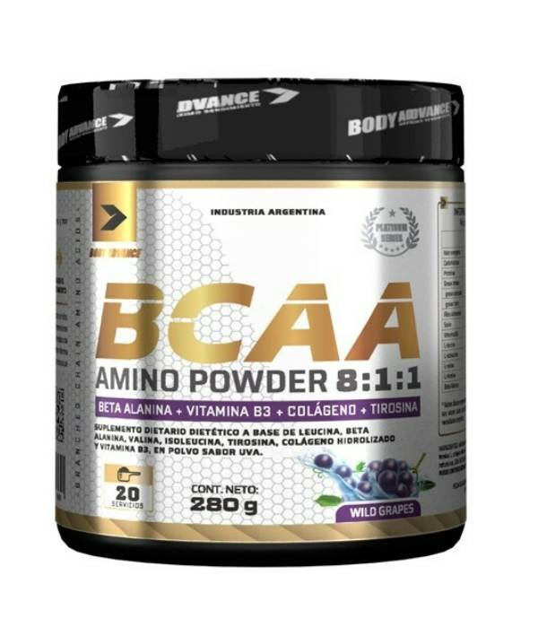 Bcaa Amino Powder 8.1.1 - 280 Gr - Body Advance
